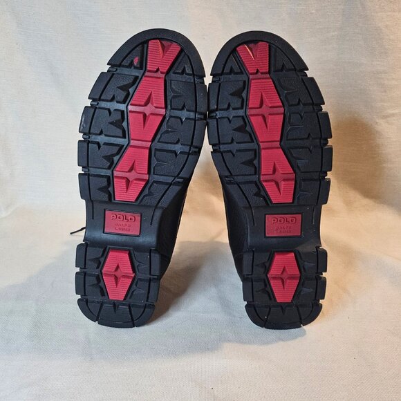 Polo Ralph Lauren Men's Black Delton Boots - Size 10.5 - Picture 8 of 9